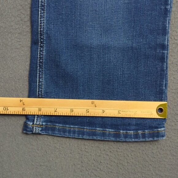 Wrangler Jeans Women's 32M Blue High Rise Bold Boot Western Cowgirl Rodeo - Picture 10 of 14